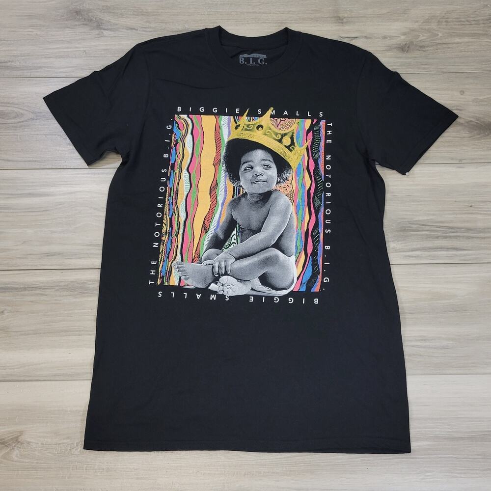 The Notorious B.I.G T-Shirt Men's Medium Black Short Sleeve